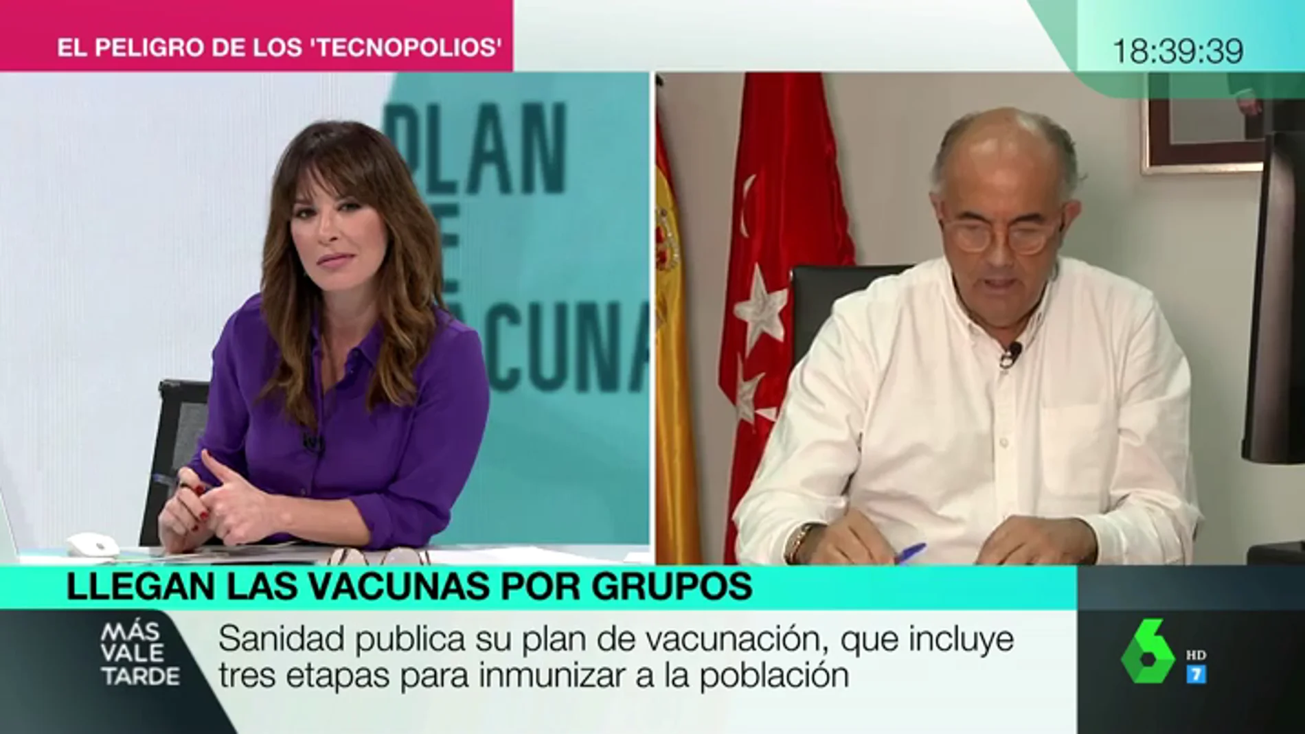 Antonio Zapatero: "Como médico, en cuanto pueda me vacuno. Es parte de la solución y no tengo ningún miedo"