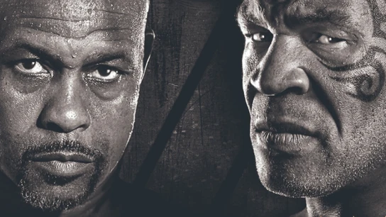 Cartel de la pelea entre Roy Jones Jr. y Mike Tyson Cartel de la pelea entre Roy Jones Jr. y Mike Tyson