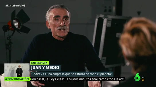 Juan y Medio sale en defensa de Armancio Ortega: "Su empresa es un ejemplo de creación y distribución de empleo y riqueza" Juan y Medio sale en defensa de Armancio Ortega: "Su empresa es un ejemplo de creación y distribución de empleo y riqueza"
