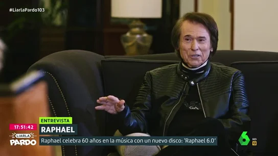 Raphael: "Si quieres vivir de e esto y durar mucho, tienes que tener los pies en el suelo" Raphael: "Si quieres vivir de e esto y durar mucho, tienes que tener los pies en el suelo"