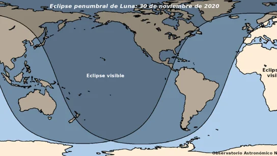 Eclipse penumbral: así se verá en el mundo Eclipse penumbral: así se verá en el mundo