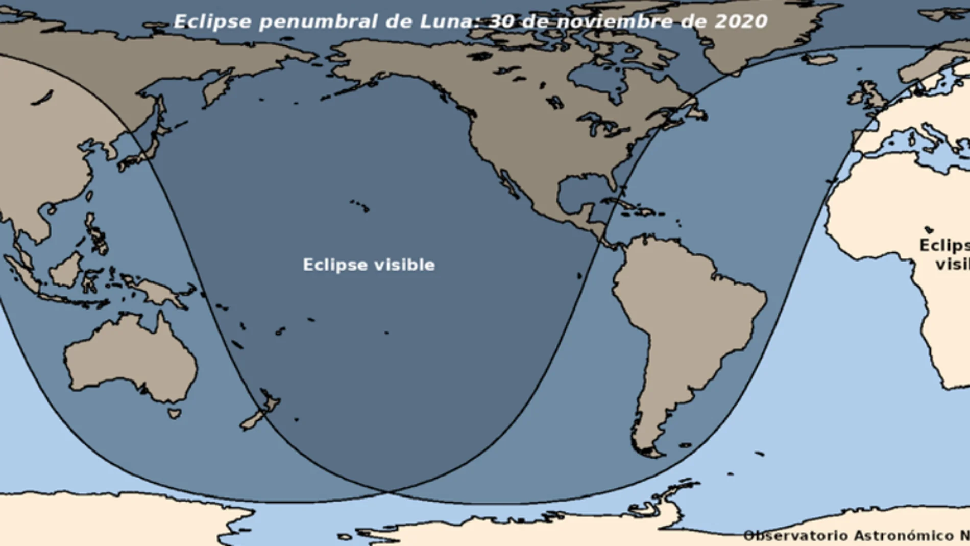 Eclipse penumbral: así se verá en el mundo