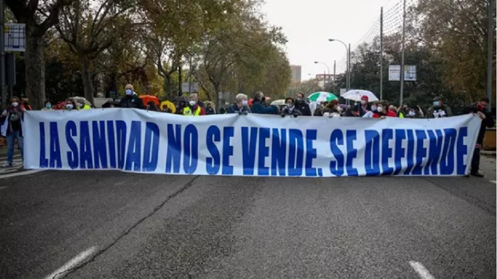 Manifestación por la sanidad pública en Madrid