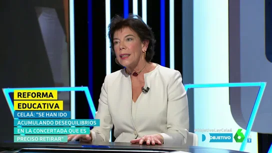 Celaá responde a Aznar, que la acusa de querer "exterminar" el castellano: "Es una falsedad" Celaá responde a Aznar, que la acusa de querer "exterminar" el castellano: "Es una falsedad"