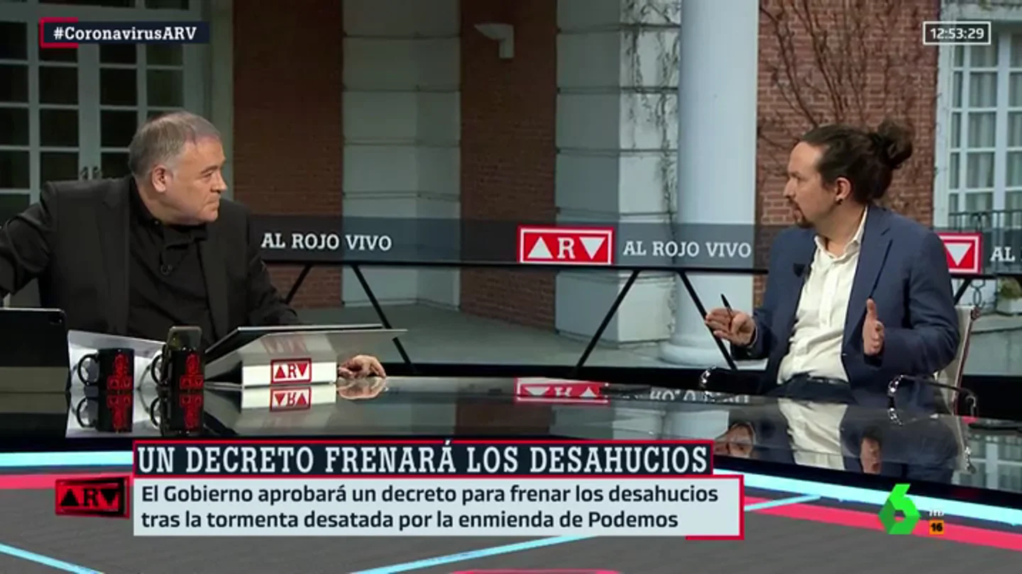 Iglesias, sobre la enmienda de los desahucios: "Es una victoria de la sociedad española" Iglesias, sobre la enmienda de los desahucios: "Es una victoria de la sociedad española"