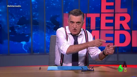 La reacción de Wyoming tras la respuesta de Pablo Iglesias a Antonio García Ferreras sobre Nadia Calviño La reacción de Wyoming tras la respuesta de Pablo Iglesias a Antonio García Ferreras sobre Nadia Calviño