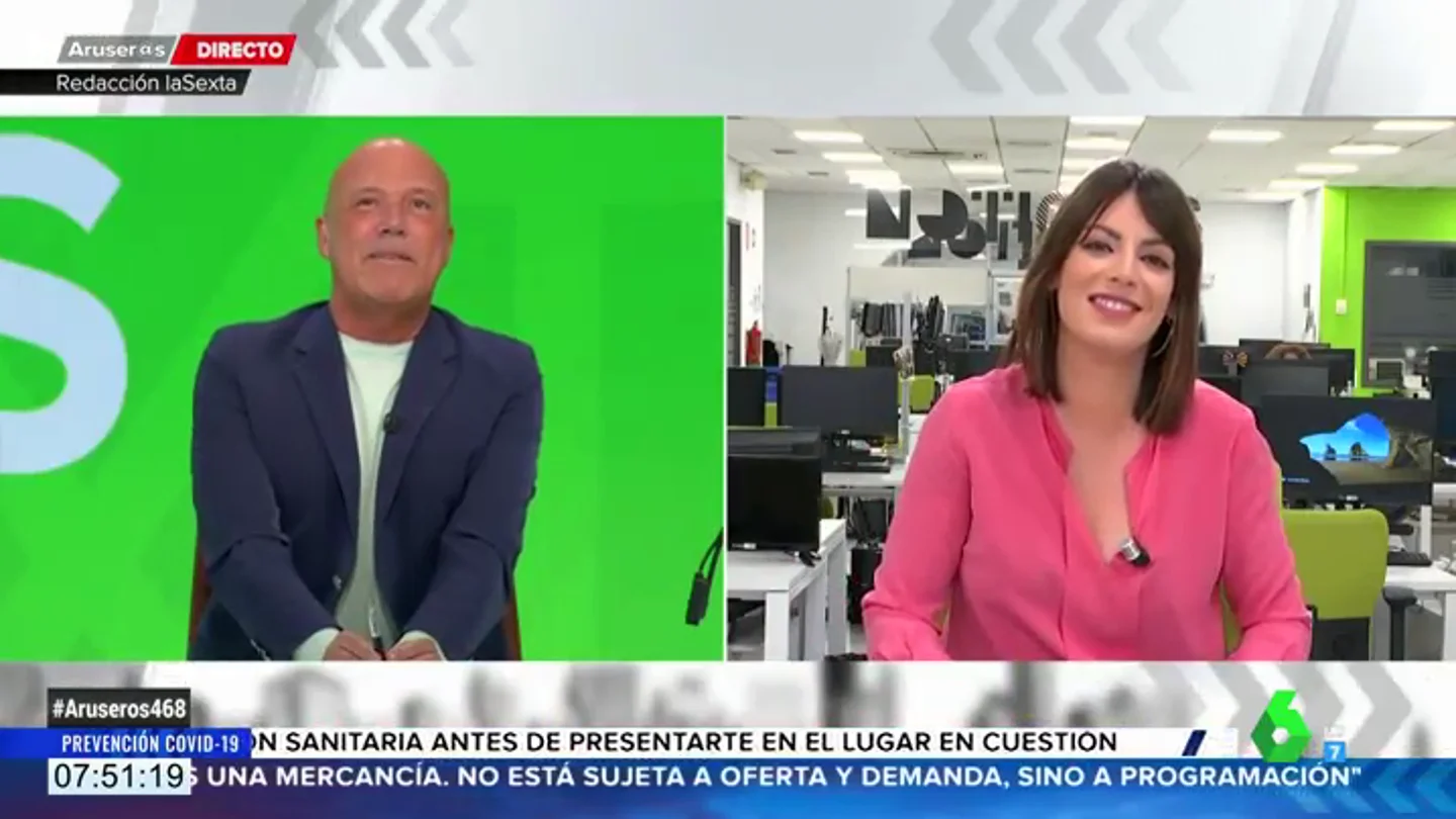 Conoce el secreto de Eva Rojas, la periodista de laSexta Noticias que conecta con Aruser@s durante la baja de Paula del Fraile Conoce el secreto de Eva Rojas, la periodista de laSexta Noticias que conecta con Aruser@s durante la baja de Paula del Fraile