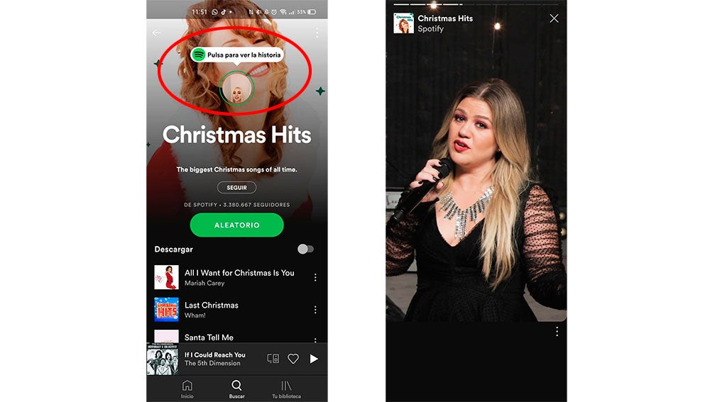 Las nuevas Stories de Spotify