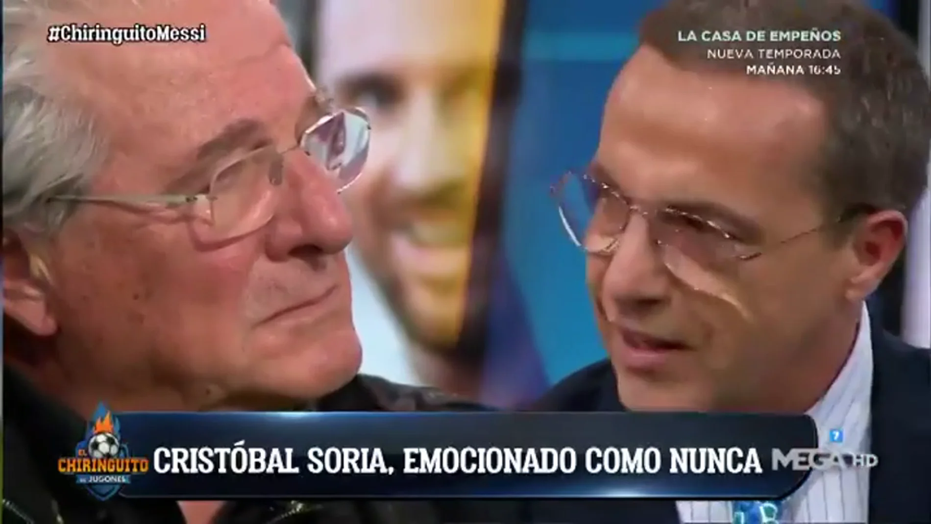 Las lágrimas de Soria y D'Alessandro tras el homenaje más especial de Messi a Maradona