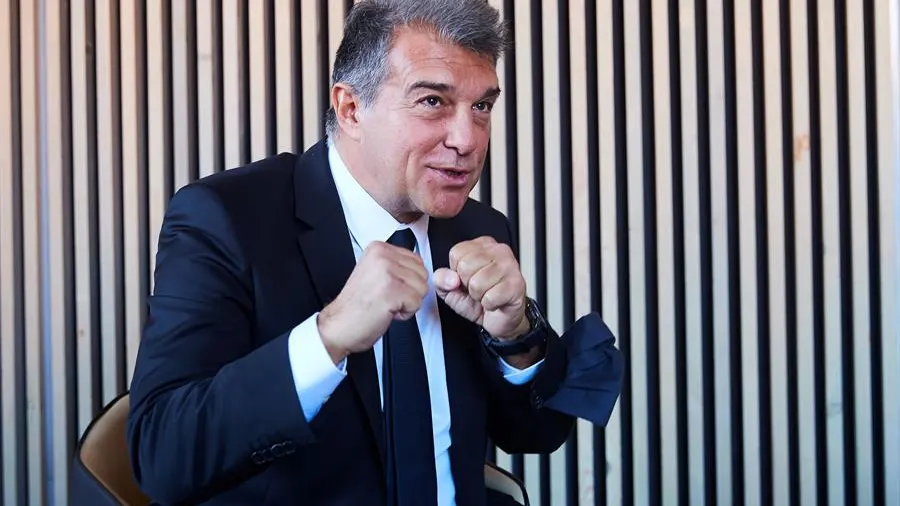 Joan Laporta, en el acto de presentación de su precandidatura al Barça.