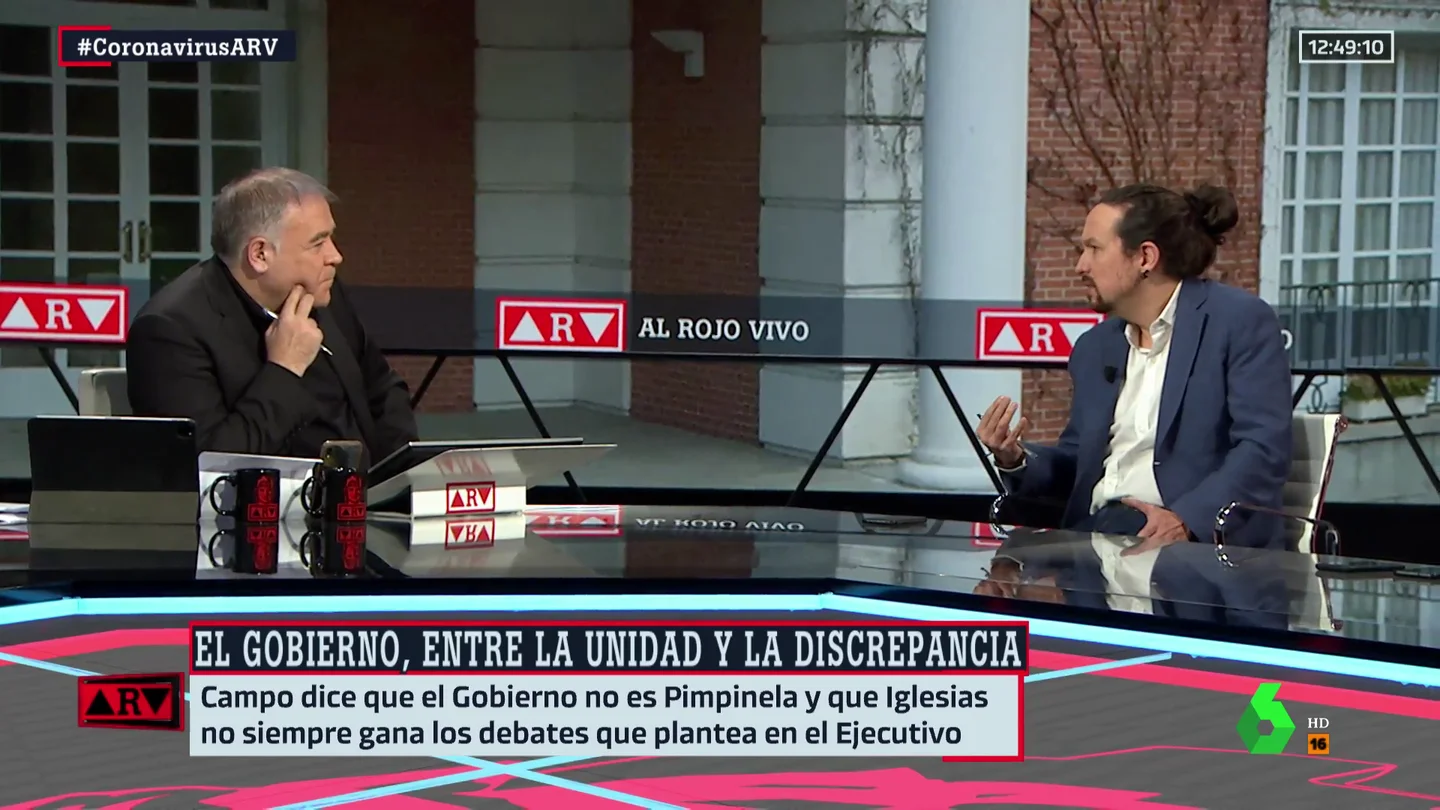 Pablo Iglesias en Al Rojo Vivo Pablo Iglesias en Al Rojo Vivo