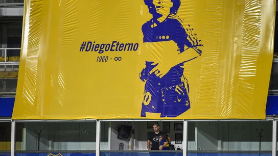 Palco de Maradona en la Bombonera Palco de Maradona en la Bombonera