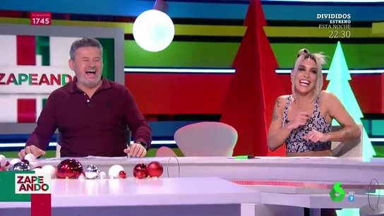 El mal rato de Lorena Castell en pleno directo de Zapeando El mal rato de Lorena Castell en pleno directo de Zapeando