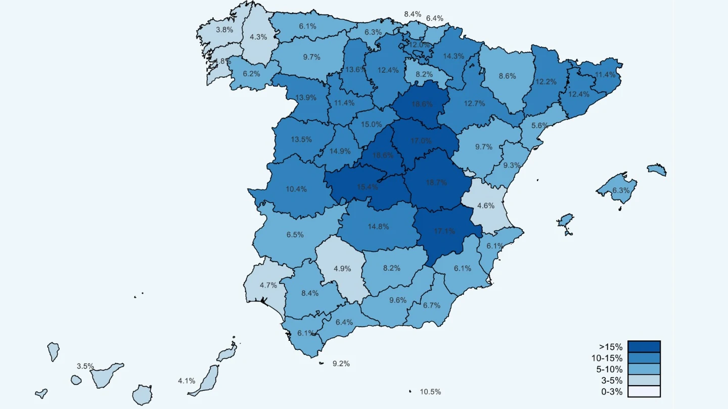 Prevalencia global de anticuerpos en España Prevalencia global de anticuerpos en España