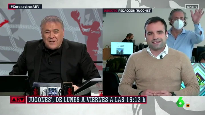 La divertida (e inesperada) aparición de Josep Pedrerol en Al Rojo Vivo