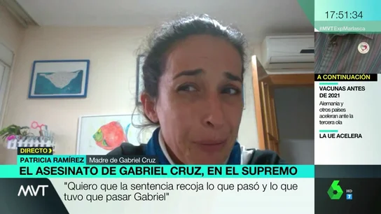 Patricia Ramírez, madre de Gabriel: "Tengo miedo de que no se le haga justicia" Patricia Ramírez, madre de Gabriel: "Tengo miedo de que no se le haga justicia"