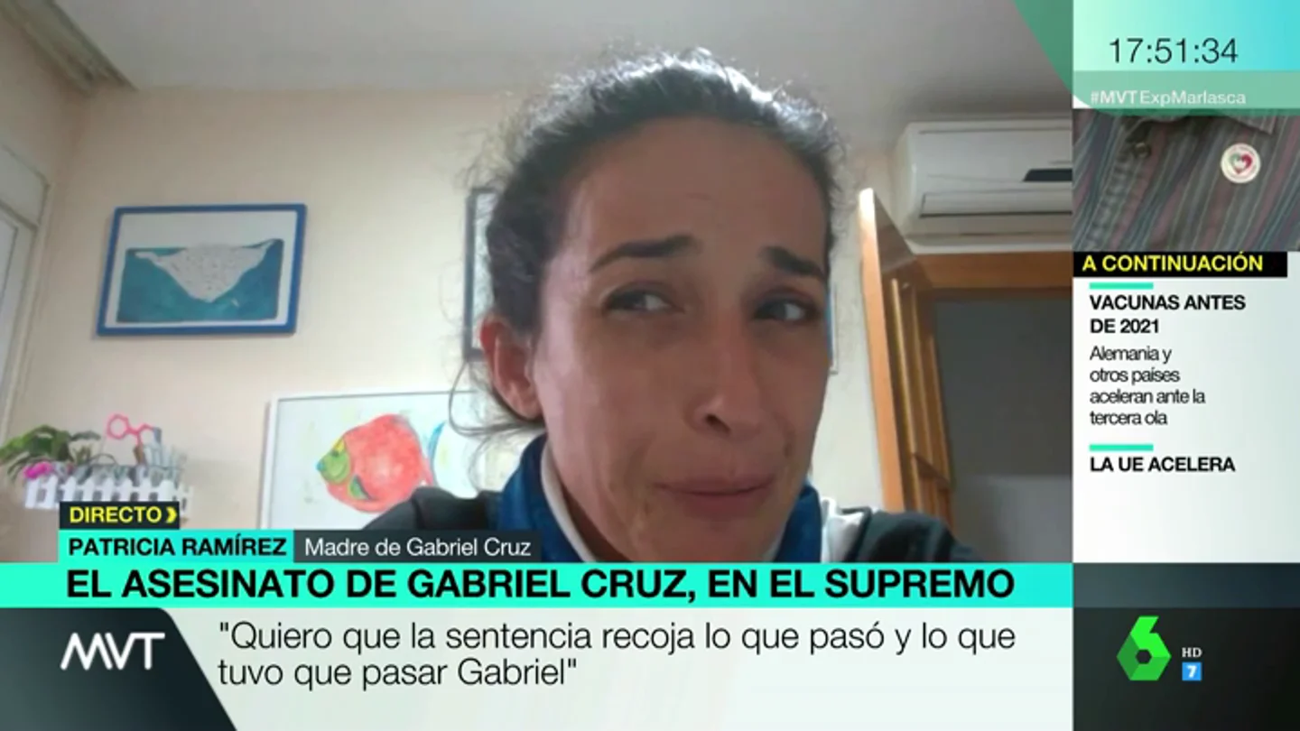 Patricia Ramírez, madre de Gabriel: "Tengo miedo de que no se le haga justicia" Patricia Ramírez, madre de Gabriel: "Tengo miedo de que no se le haga justicia"