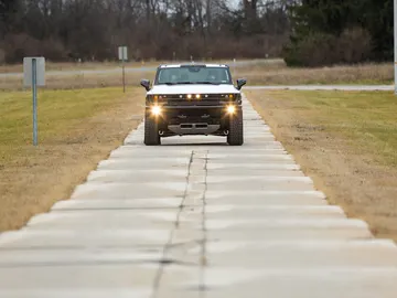 Fotografía cedida por General Motors (GMC) donde se muestra a una unidad del nuevo Hummer EV (Vehículo eléctrico) durante las pruebas en las instalaciones de la compañía en Milford Fotografía cedida por General Motors (GMC) donde se muestra a una unidad del nuevo Hummer EV (Vehículo eléctrico) durante las pruebas en las instalaciones de la compañía en Milford
