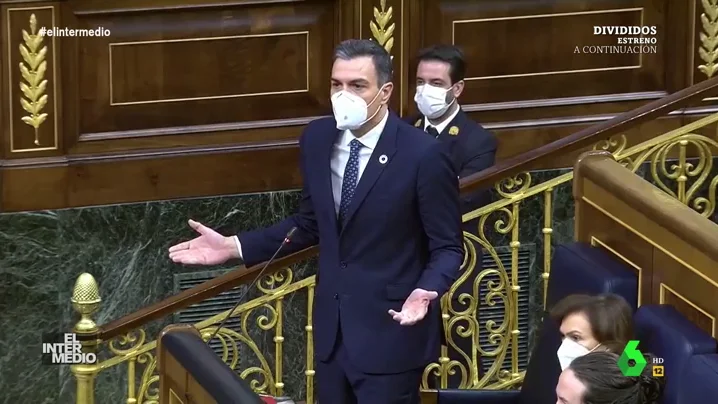 Vídeo manipulado - Los ánimos de Arrimadas y Casado a Sánchez tras afirmar que es "un cobarde" en el Congreso