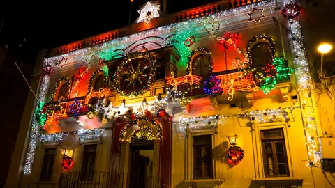 Fachadas decoradas. Navidad en Malta Fachadas decoradas. Navidad en Malta