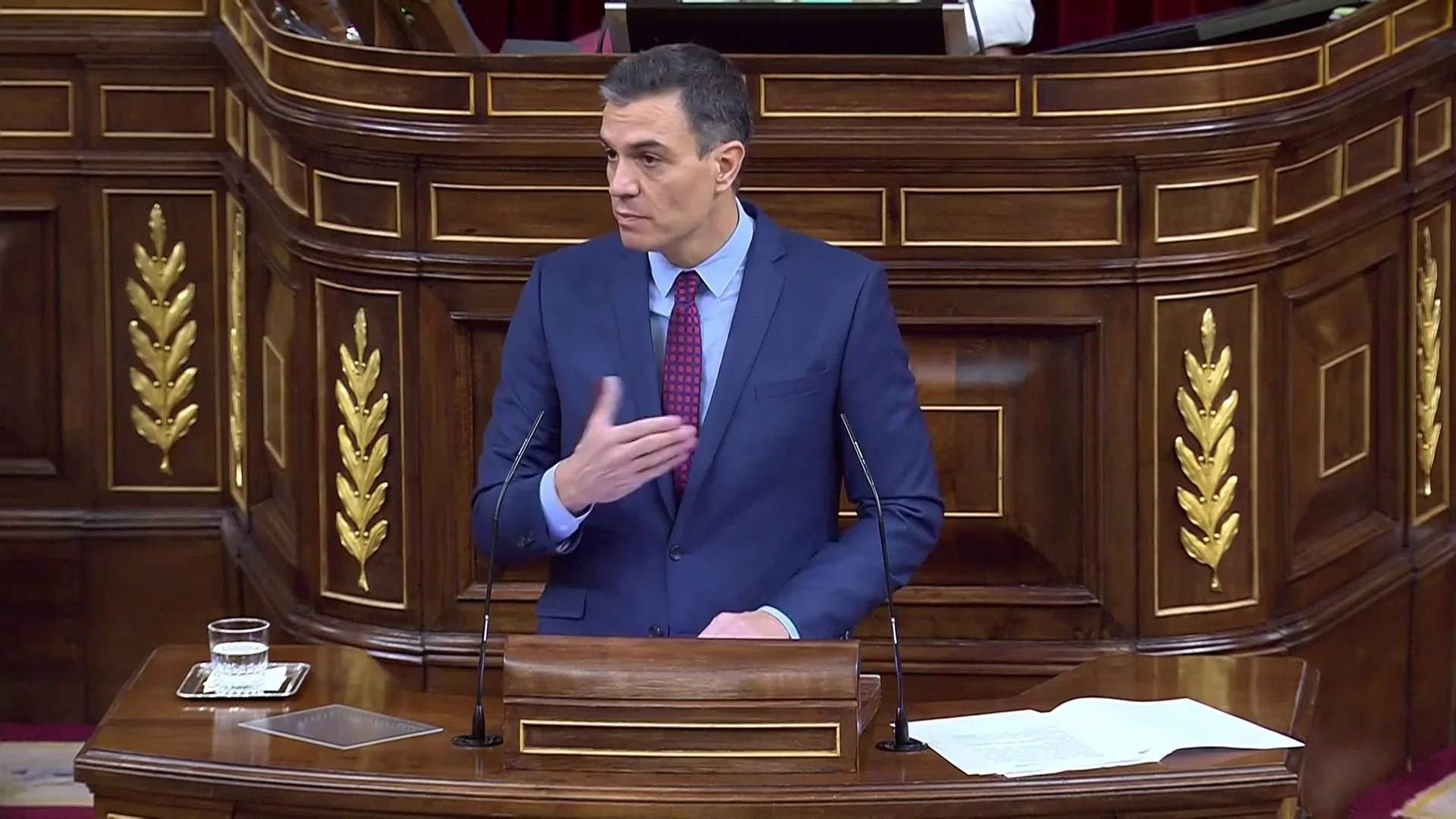 Pedro Sánchez, en el Congreso