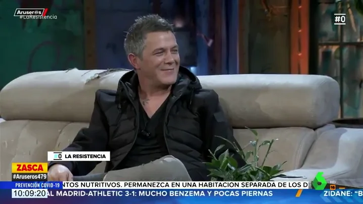 Las respuestas irónicas de Alejandro Sanz en 'La Resistencia' que dejan cortado de David Broncano