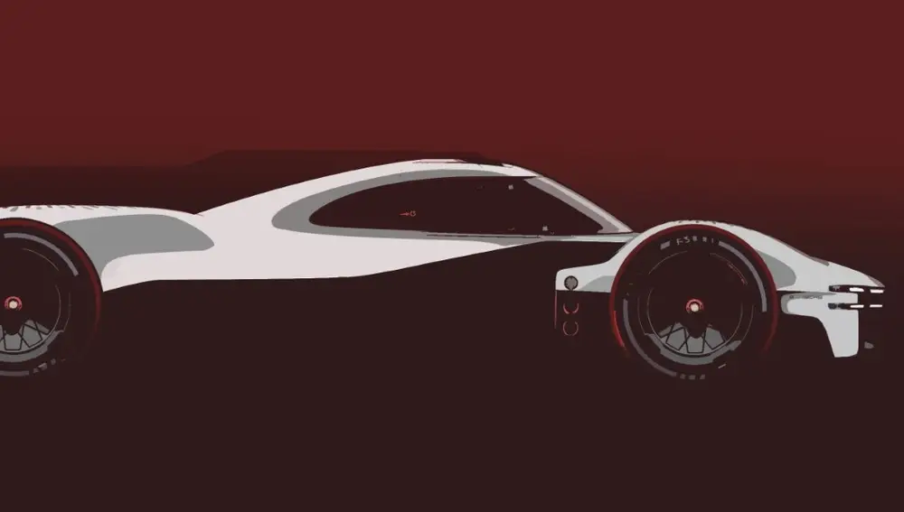 Primeros bocetos del LMDh de Porsche para 2023