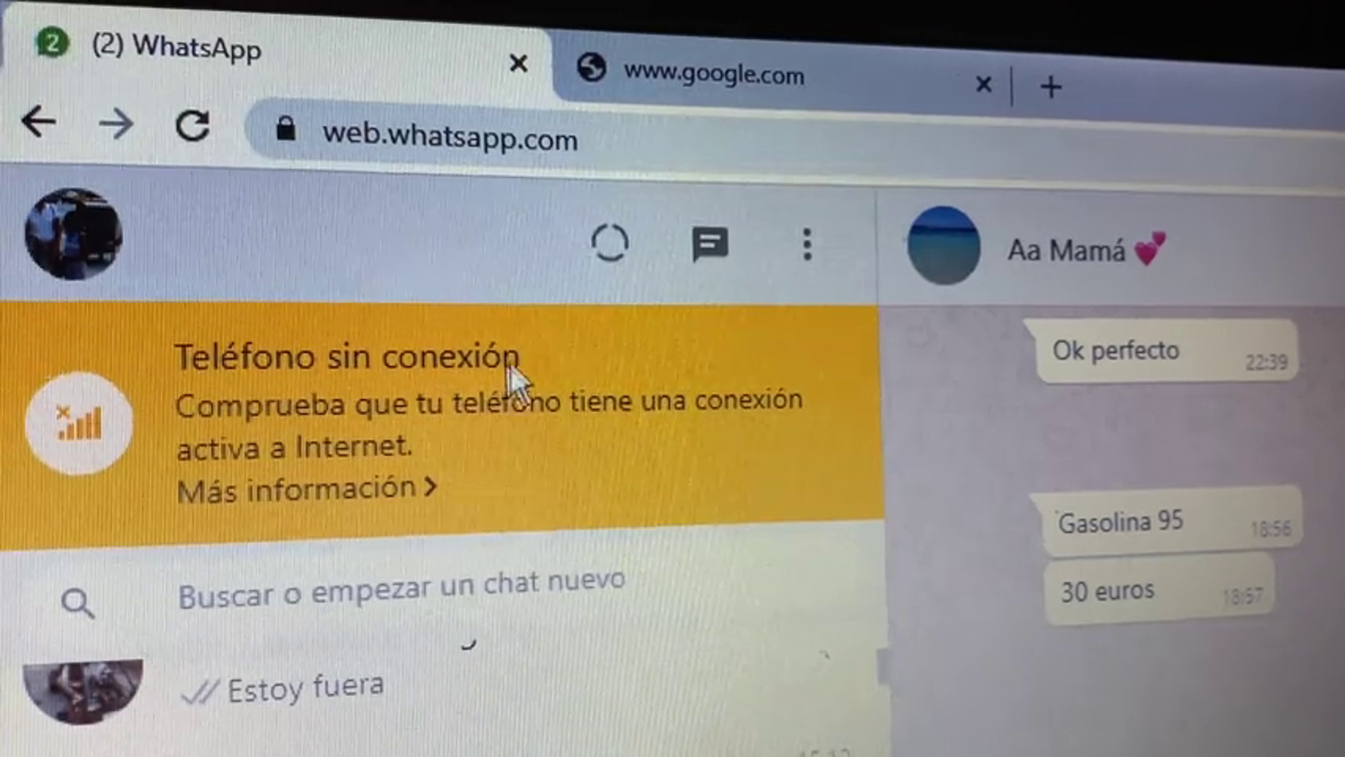 Qué hacer si sale “Teléfono sin conexión” en WhatsApp Web