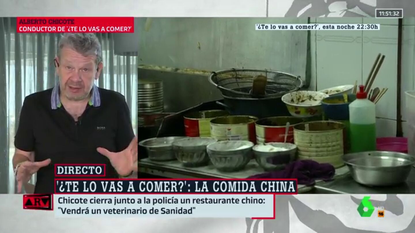 Chicote se adentra en una cocina china llena de bichos en Zaragoza: "'una cagadita de rat&oacute;n te estropea el arroz"