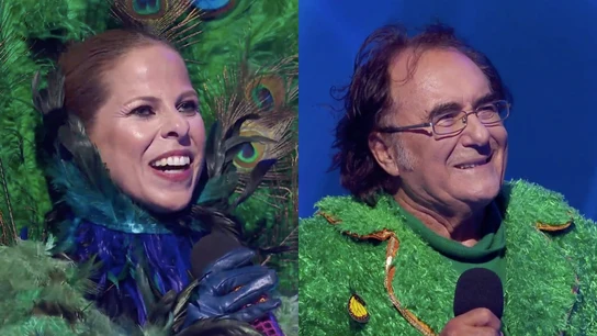 Mask Singer desenmascara en su semifinal a Albano como Girasol y a Pastora Soler como Pavo Real Mask Singer desenmascara en su semifinal a Albano como Girasol y a Pastora Soler como Pavo Real