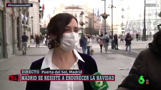 Ayuso sigue con su f&eacute;rrea defensa al rey em&eacute;rito: "En la historia de Espa&ntilde;a Juan Carlos I ha aportado m&aacute;s que Pablo Iglesias"