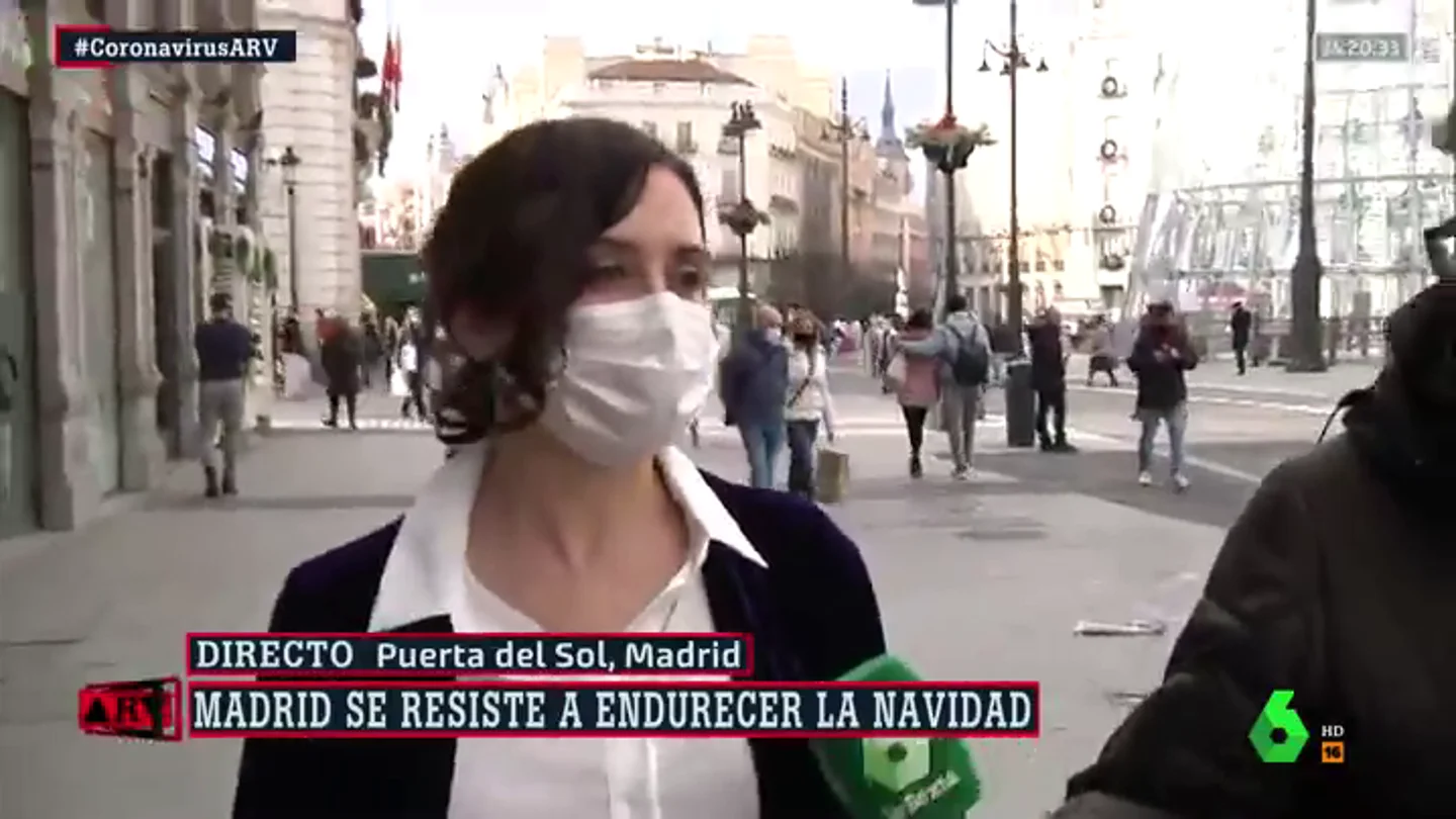 Ayuso sigue con su férrea defensa al rey emérito: "En la historia de España Juan Carlos I ha aportado más que Pablo Iglesias" Ayuso sigue con su férrea defensa al rey emérito: "En la historia de España Juan Carlos I ha aportado más que Pablo Iglesias"