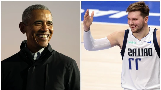 Barack Obama y Luka Doncic Barack Obama y Luka Doncic