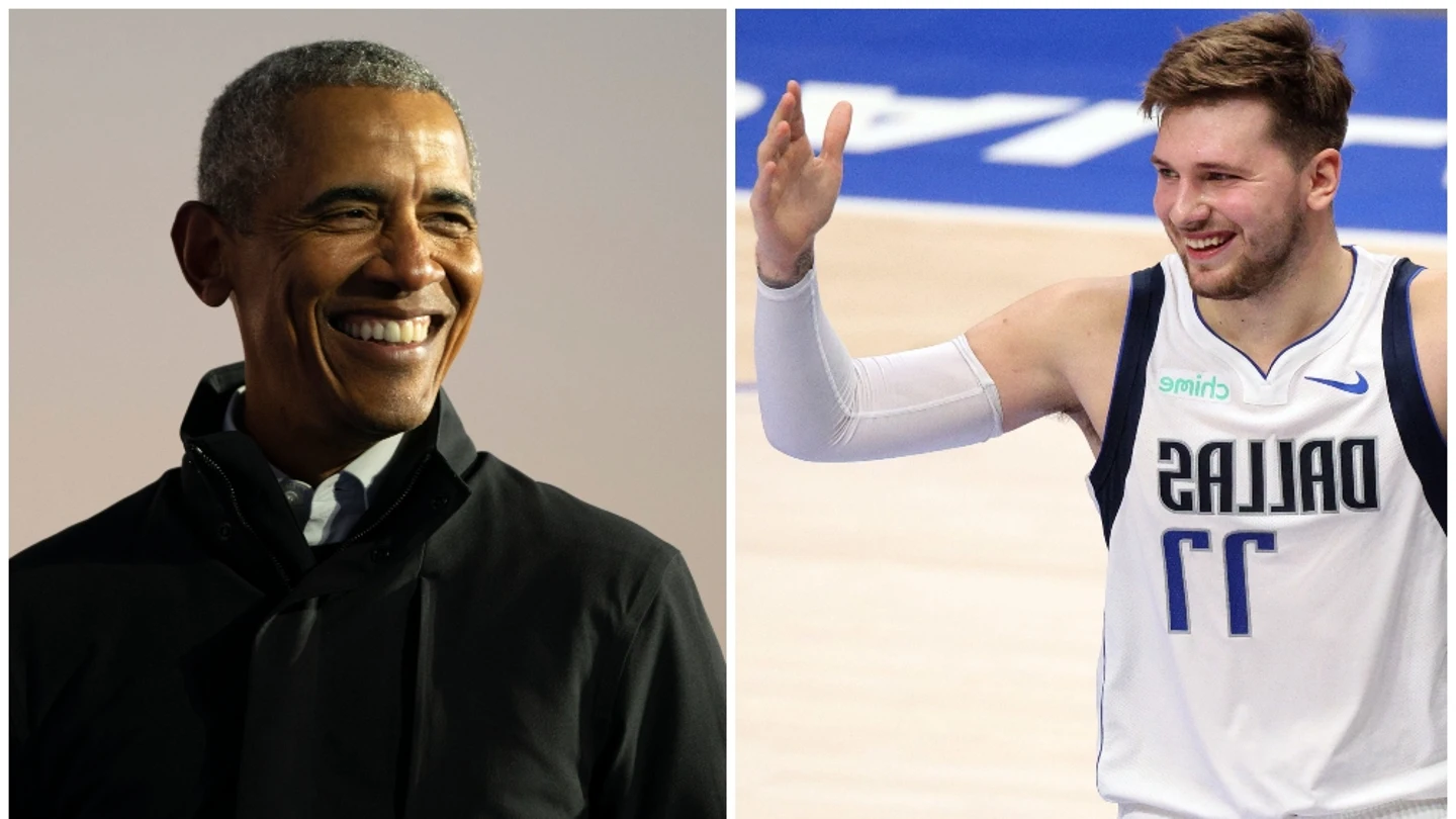 Barack Obama y Luka Doncic Barack Obama y Luka Doncic