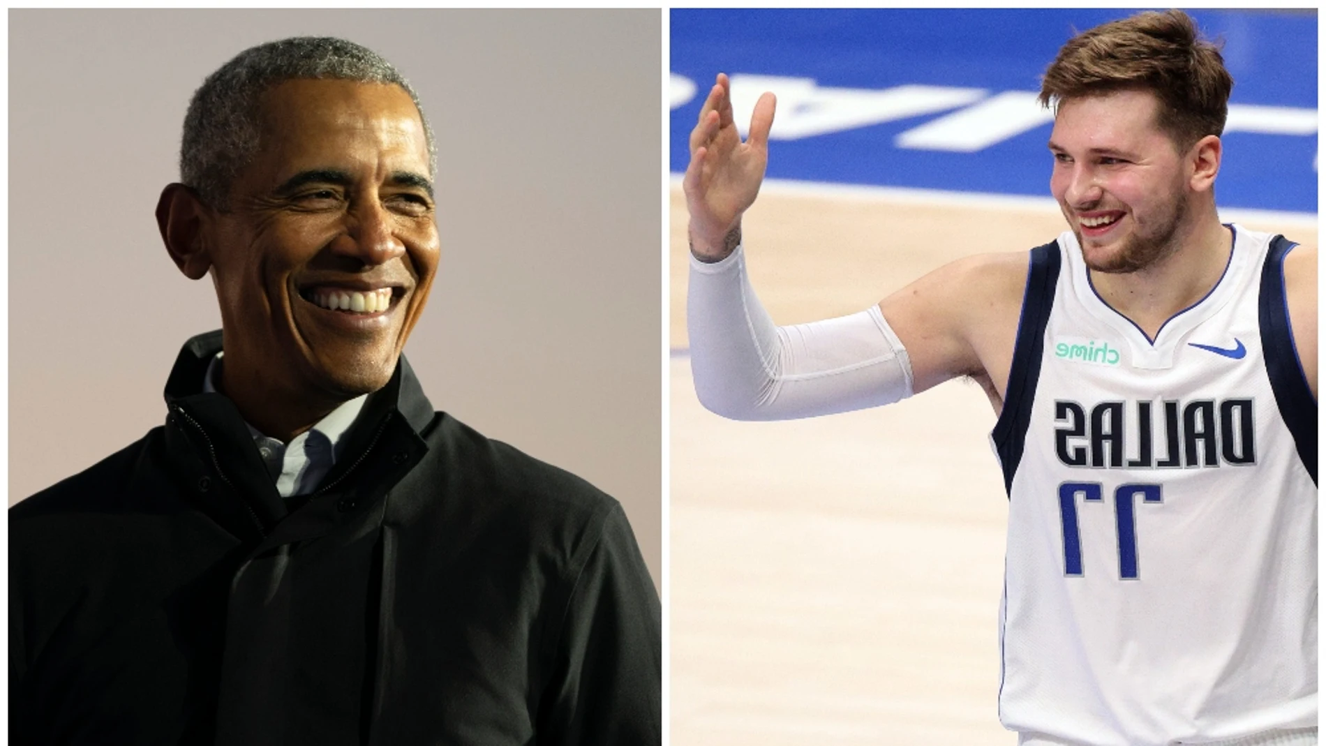 Barack Obama y Luka Doncic
