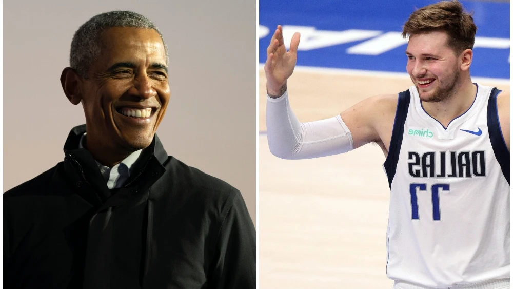 Barack Obama y Luka Doncic