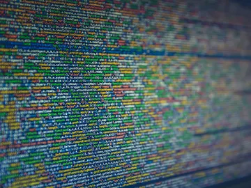 Código en un monitor Código en un monitor