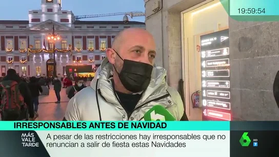 "Vamos a celebrar la Navidad con 40 personas en un piso": la impactante confesión de un hombre en Madrid "Vamos a celebrar la Navidad con 40 personas en un piso": la impactante confesión de un hombre en Madrid