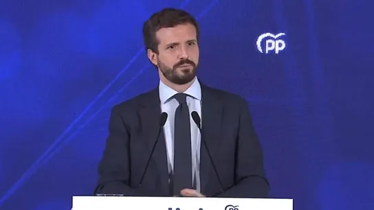 Pablo Casado, durante un acto en Galicia Pablo Casado, durante un acto en Galicia
