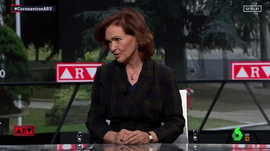 La vicepresidenta Carmen Calvo, en Al Rojo Vivo La vicepresidenta Carmen Calvo, en Al Rojo Vivo