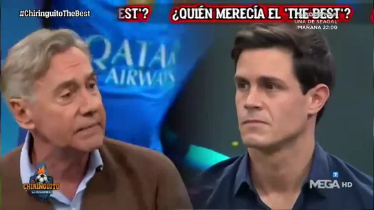 Brutal cara a cara entre Rafa Almansa y Edu Aguirre: "No puedes menospreciar a Messi para alabar a Cristiano" Brutal cara a cara entre Rafa Almansa y Edu Aguirre: "No puedes menospreciar a Messi para alabar a Cristiano"