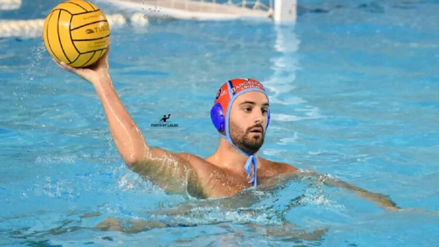 Martí Estela, portero del CN Barcelona Martí Estela, portero del CN Barcelona