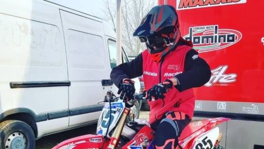 Sebastian Fortini, piloto de motocross