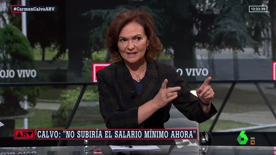 Carmen Calvo, en Al Rojo Vivo Carmen Calvo, en Al Rojo Vivo