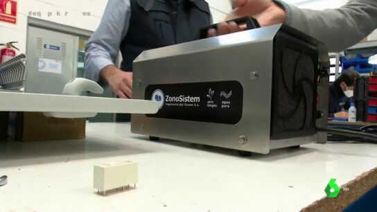 Imagen de una m&aacute;quinas de ozono