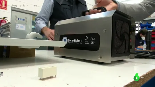 Imagen de una máquinas de ozono Imagen de una máquinas de ozono