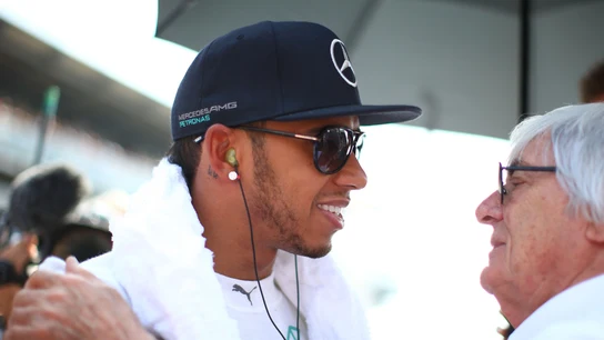 Hamilton y Ecclestone Hamilton y Ecclestone