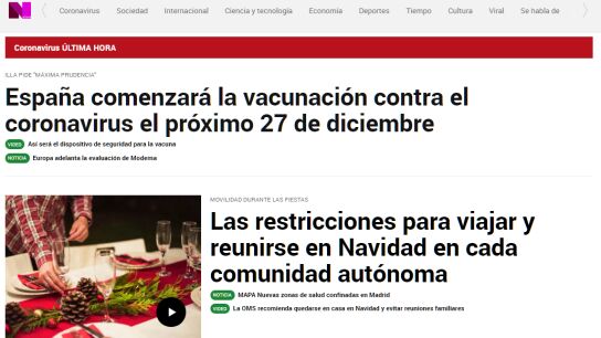 Portada de laSexta el viernes 18 de diciembre