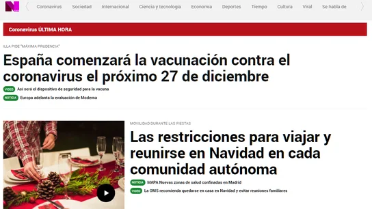 Portada de laSexta el viernes 18 de diciembre Portada de laSexta el viernes 18 de diciembre