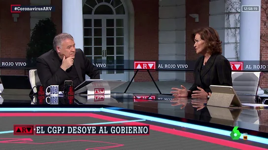 La vicepresidenta Carmen Calvo, en ARV. La vicepresidenta Carmen Calvo, en ARV.